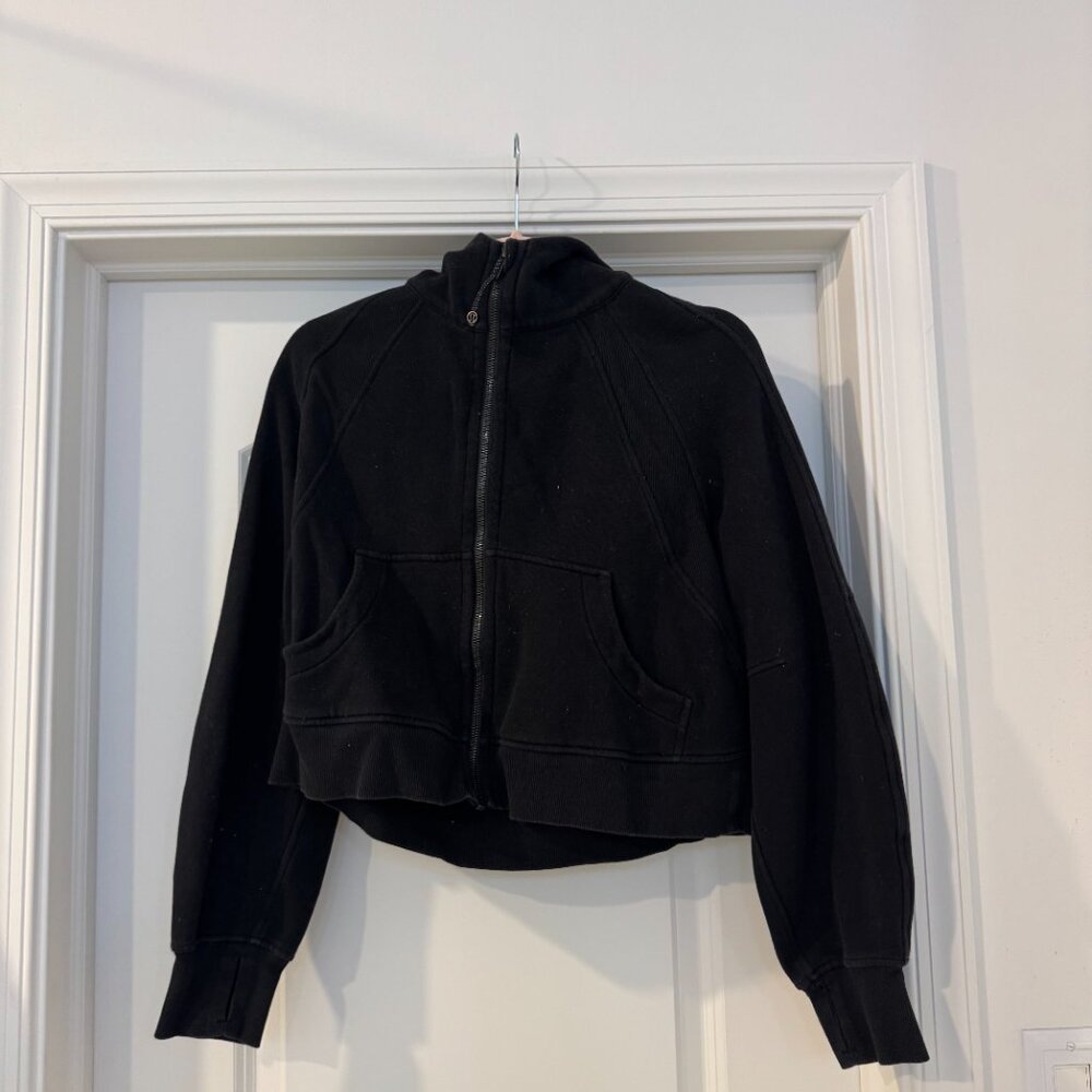 lululemon Scuba Oversized Full Zip | Black | Size XS/S